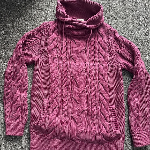 L.L.Bean heavy sweater fuschia - Picture 1 of 1